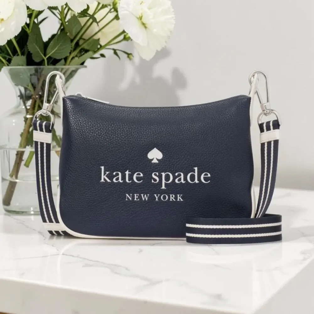 Kate Spade Rosie Small Crossbody Purse Blazer Blue Leather KF379
